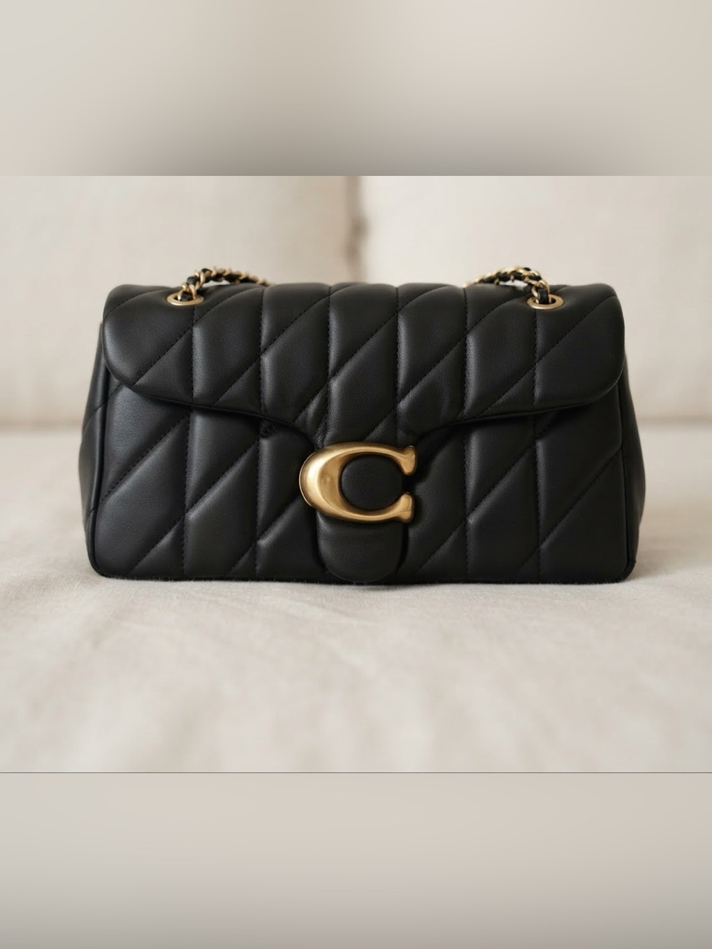 Coach Pillow Tabby Shoulder Bag 26 Black